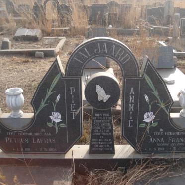 TALJAARD  Petrus Lafras 1911-1984 &amp; Anna Francina CILLIERS 1913-1992
