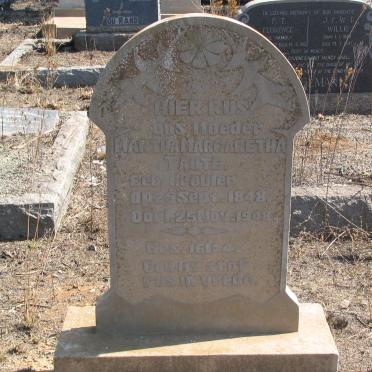 TAUTE Martha Margaretha 1848-1948 