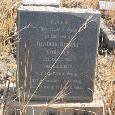 VORSTER	Hendrik Rudolph 1884-1954
