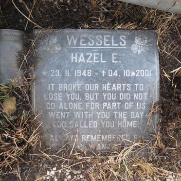 WESSELS Hazel E. 1946-2001