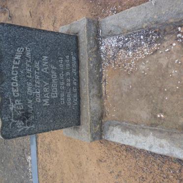 BOSHOFF Mary Ann 1941-1944