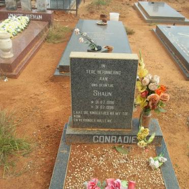CONRADIE Shaun 1996-1996
