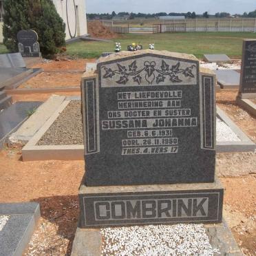 COMBRINK Sussana Johanna 1931-1950