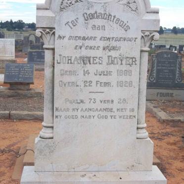 DOYER Johannes 1868-1928
