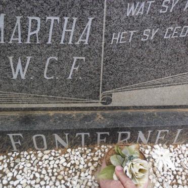 FONTERNEL Martha W.C.F. 1916-1989