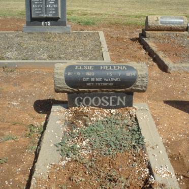 GOOSEN Elsie Helena 1923-1974