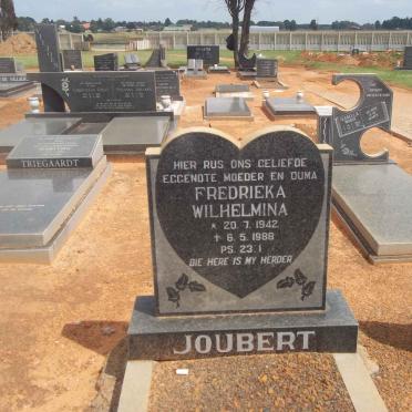 JOUBERT Fredrieka Wilhelmina 1942-1988