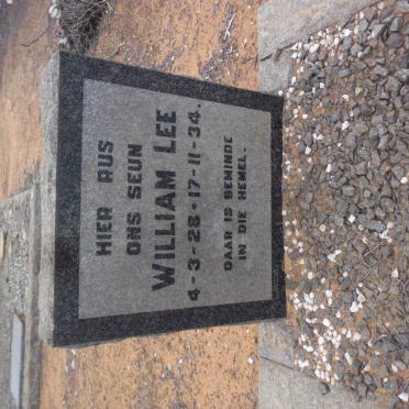LEE William 1928-1934
