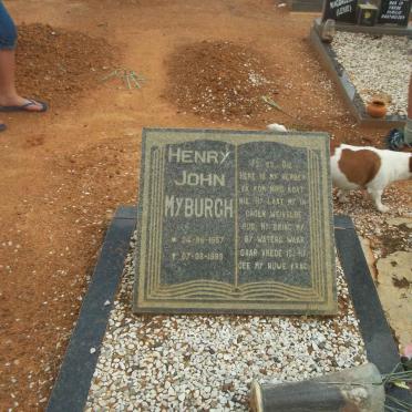 MYBURGH Henry John 1957-1999