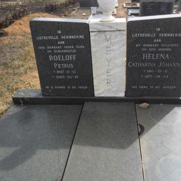MEYER Roeloff Petrus 1907-2003 &amp; Helena Catharina Johanna 1910-1977