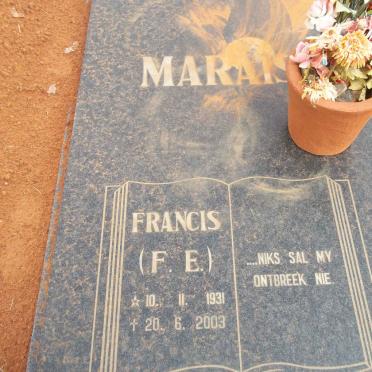 MARAIS F.E. 1931-2003