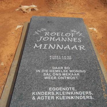 MINNAAR Roelof Johannes 1931-2013