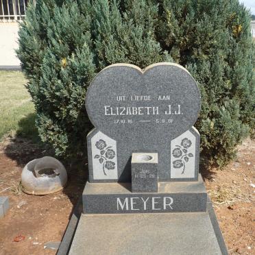 MEYER Elizabeth J.J. 1916-1981