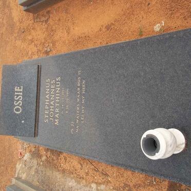 MILLER Stephanus Johannes Marthinus 1957-1991