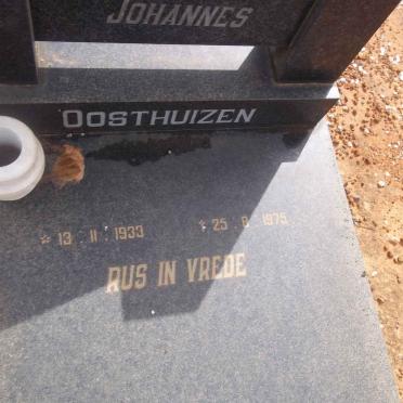 OOSTHUIZEN Johannes 1933-1975