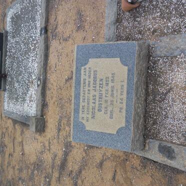 OOSTHUŸZEN Nicolaas Jacobus 1893-1949