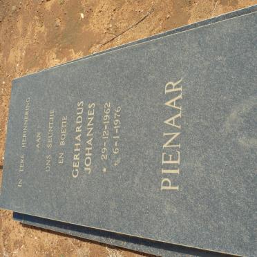 PIENAAR Gerhardus Johannes 1962-1976