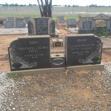 ROETS Christoffel Jacobus 1871-1962 &amp; Elizabeth Magdalena GROBLER 1868-1962
