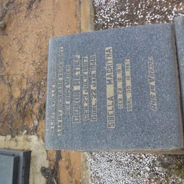 RETIEF Gideon 1867-1948 &amp; Sibella Magritha 1871-1967