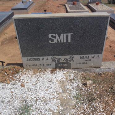 SMIT Jacobus P.J. 1898-1968 &amp; Maria W.H. FAURE 1894-