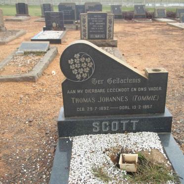 SCOTT Thomas Johannes 1892-1957