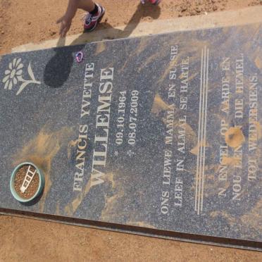 WILLEMSE Francis Yvette 1964-2009