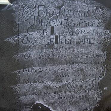 PREEZ Franscois Johannes, du 1835-1916