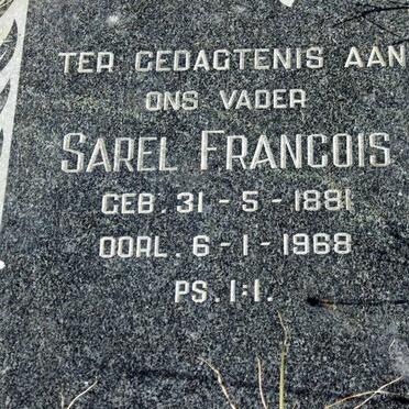 JACOBS Sarel Francois 1881-1968