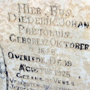 PRETORIUS Diederik Johannes 1848-1925