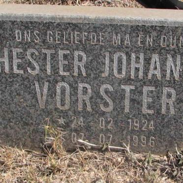 VORSTER Hester Johanna 1924-1996