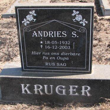 KRUGER Andries S. 1932-2003