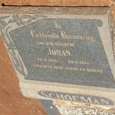 SCHOEMAN Johan 1942-1964