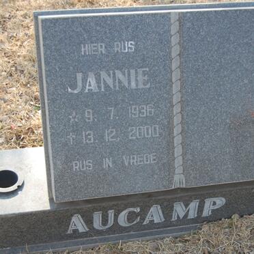 AUCAMP Jannie 1936-2000