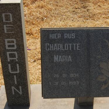BRUIN Charlotte Maria, de 1934-1993