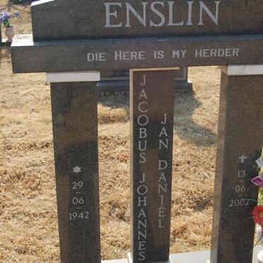 ENSLIN Jacobus Johannes Jan Daniel 1942-2002