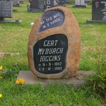 HIGGINS Gert Myburgh 1957-1993