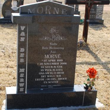 MERWE Morné, van der 1989-2006