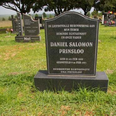 PRINSLOO Daniel Salomon 1850-1901