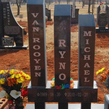 ROOYEN Ryno Michael, van 1989-2010