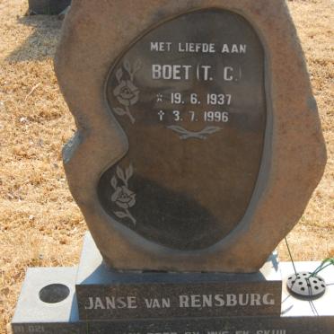 RENSBURG T.C., Janse van 1937-1996