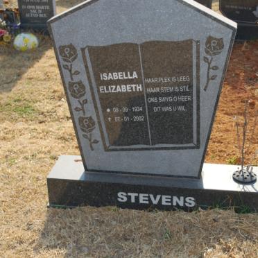 STEVENS Isabella Elizabeth 1934-2002