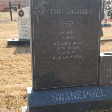 SWANEPOEL Petrus Johannes 1945-1995