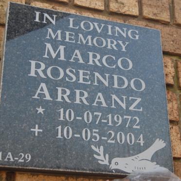 ARRANZ Marco Rosenda 1972-2004