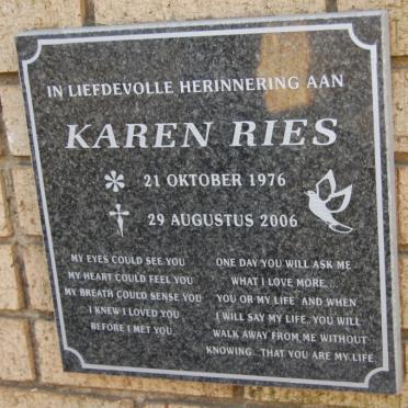 RIES Karen 1976-2006