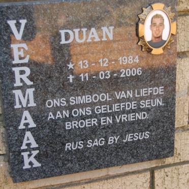 VERMAAK Duan 1984-2006