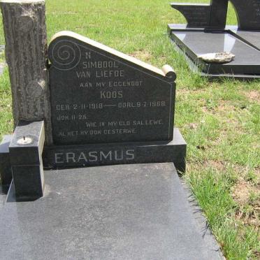 ERASMUS Koos 1918-1968