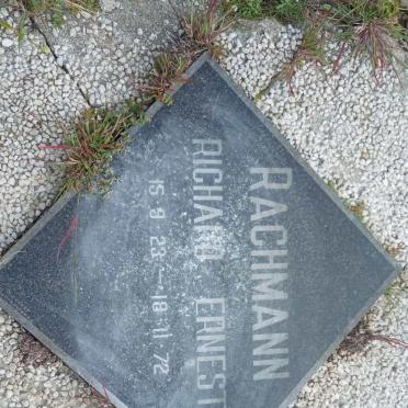 RACHMANN Richard Ernest 1923-1972