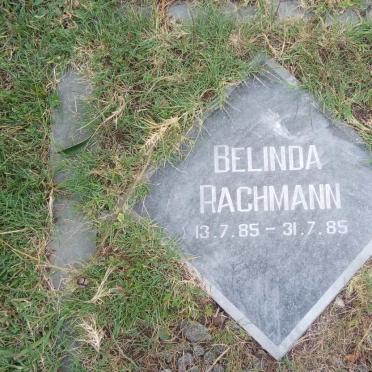 RACHMANN Belinda 1985-1985
