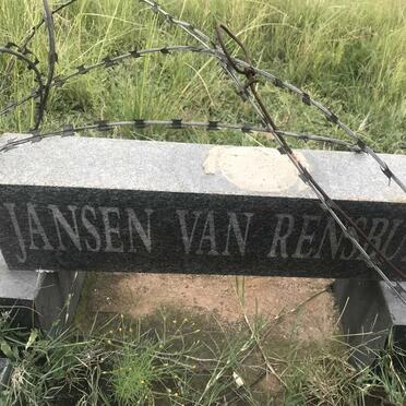 RENSBURG Johannes, Jansen van 1927-2008 &amp; Susara Susanna 1933-2007