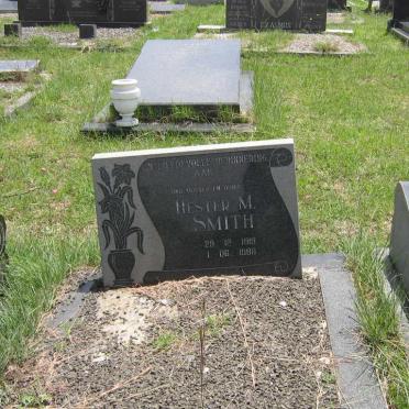 SMITH Hester M. 1919-1988